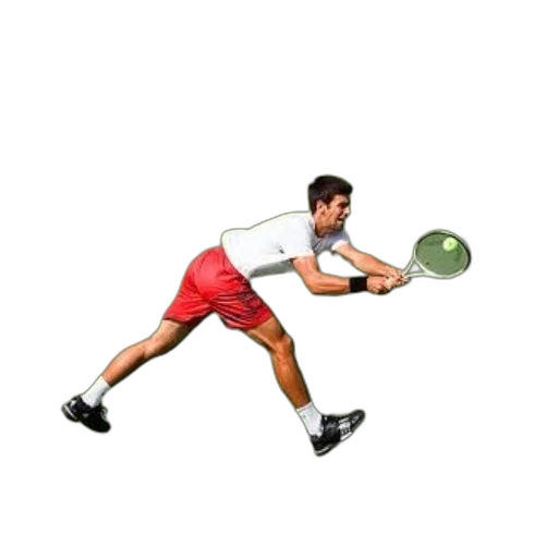 tennis, player, action, court transparent PNG cut-out