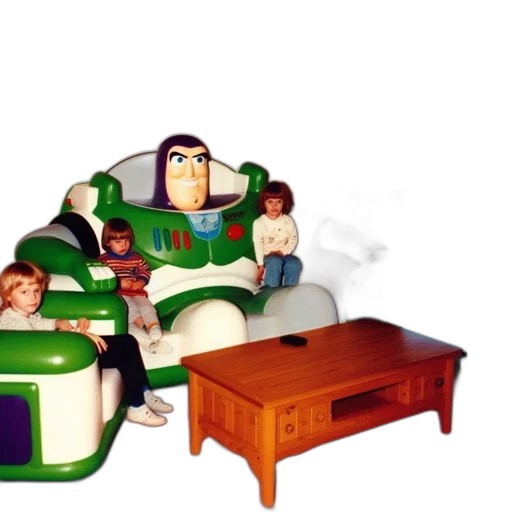 furniture, robot, 3d render, concept art transparent PNG cut-out