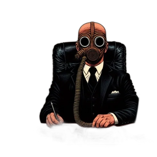 mask, robot, staff, jacket transparent PNG cut-out