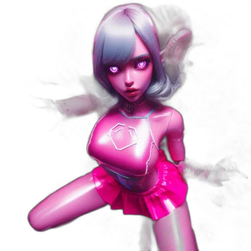 robot, concept art, fantasy art, 3d render transparent PNG cut-out