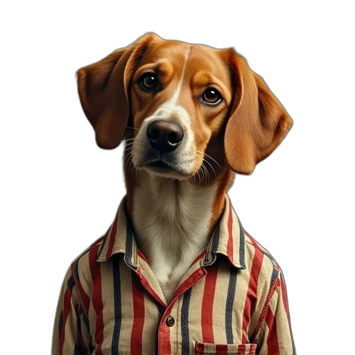 animal, jacket, staff, dress transparent PNG cut-out