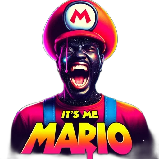 mask, pixel art, concept art, 3d render transparent PNG cut-out