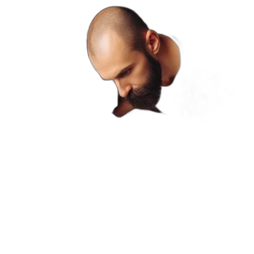 face, hair, mask, creature transparent PNG cut-out