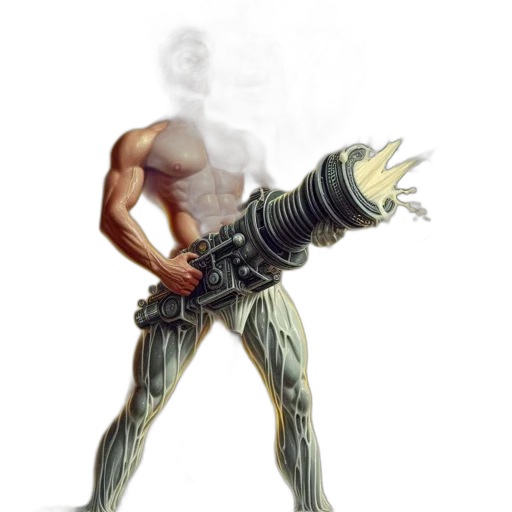 weapon, robot, staff, sword transparent PNG cut-out