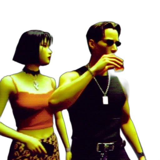 concept art, cyberpunk, vaporwave, comic book art transparent PNG cut-out