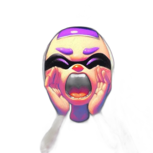 mask, face, staff, creature transparent PNG cut-out