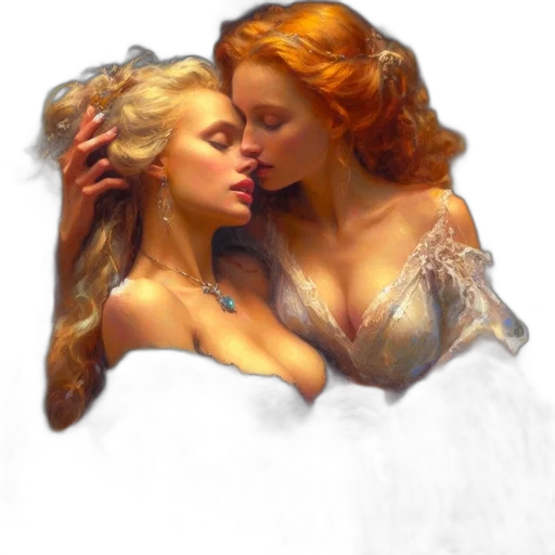 crown, jewelry, photorealistic, oil painting transparent PNG cut-out