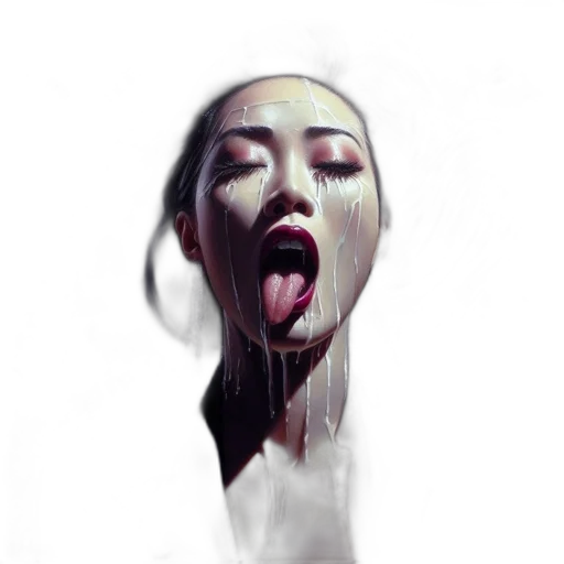face, mask, creature, hair transparent PNG cut-out