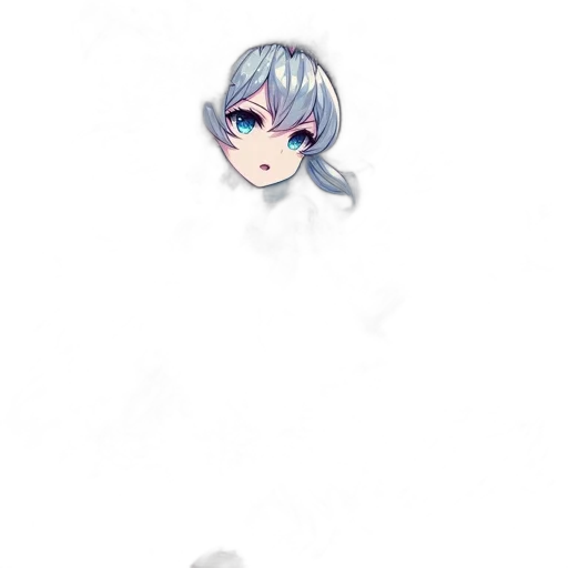 creature, staff, face, robot transparent PNG cut-out