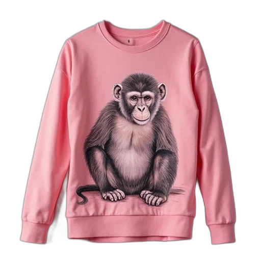 jacket, animal, pink, long transparent PNG cut-out
