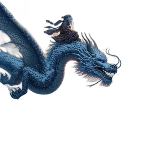 dragon, creature, sword, staff transparent PNG cut-out