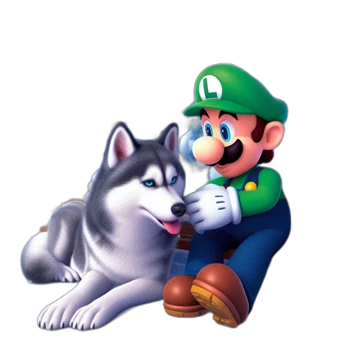 animal, pixel art, concept art, 3d render transparent PNG cut-out