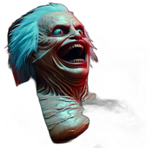 creature, face, mask, staff transparent PNG cut-out