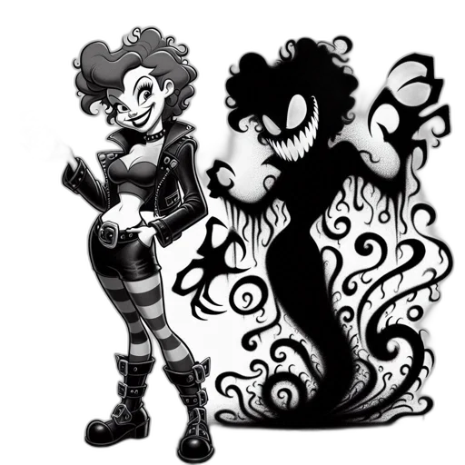 creature, concept art, comic book art, cartoon transparent PNG cut-out