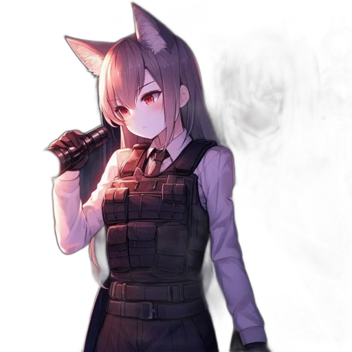 staff, weapon, jacket, animal transparent PNG cut-out