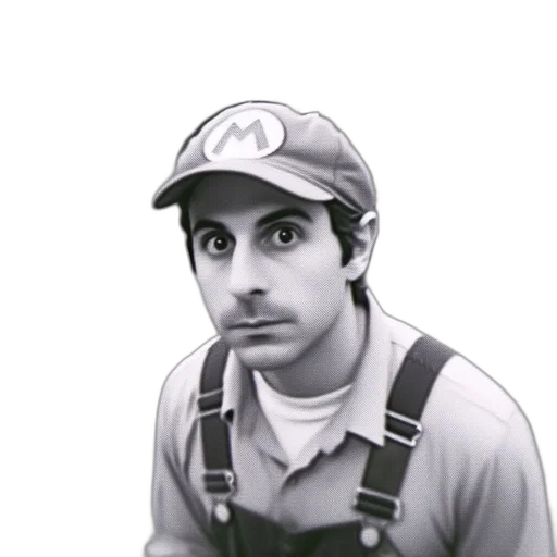 face, staff, hat, animal transparent PNG cut-out