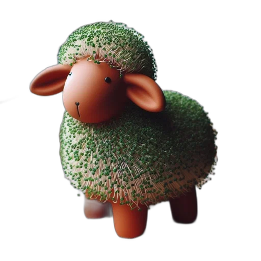 animal, 3d render, pixel art, photorealistic transparent PNG cut-out
