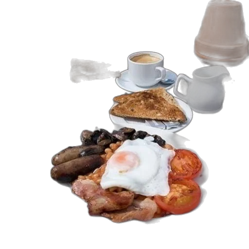 food, 3d render, photorealistic, fog transparent PNG cut-out