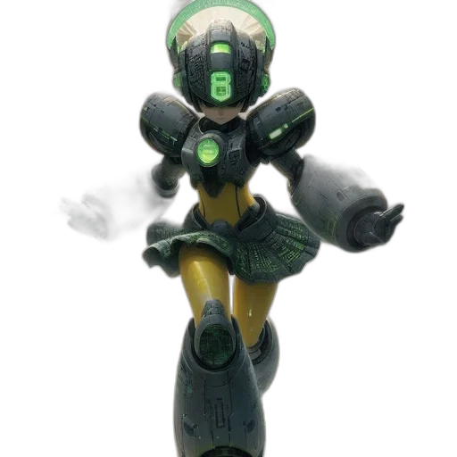 robot, weapon, staff, concept art transparent PNG cut-out