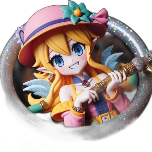 hat, staff, jewelry, weapon transparent PNG cut-out
