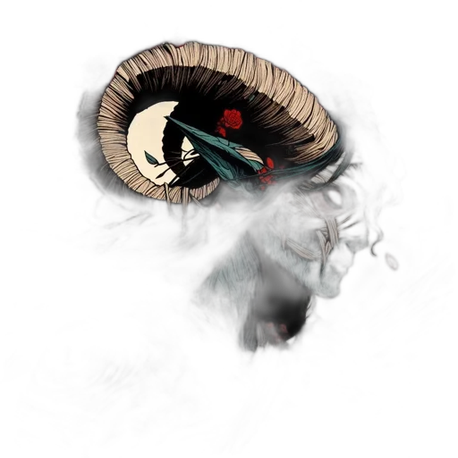 mask, dragon, hat, face transparent PNG cut-out
