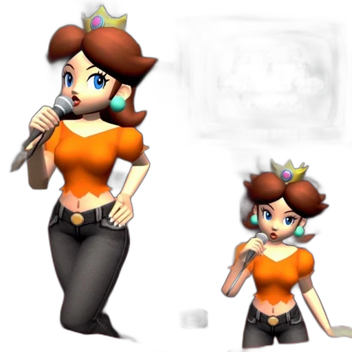 crown, staff, concept art, 3d render transparent PNG cut-out