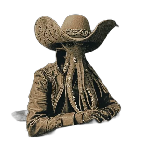 hat, mask, jacket, robot transparent PNG cut-out