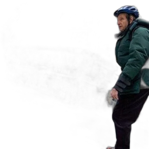 jacket, snow, man, green transparent PNG cut-out