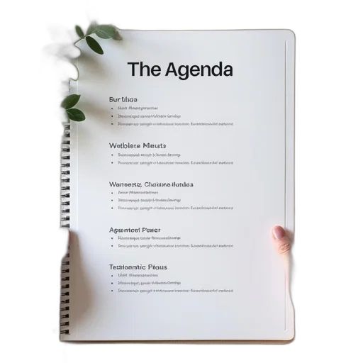 meeting, agenda, format transparent PNG cut-out