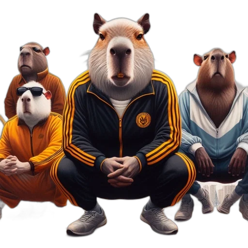 animal, jacket, mask, concept art transparent PNG cut-out