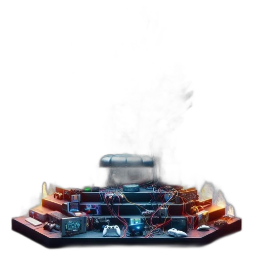 weapon, robot, car, furniture transparent PNG cut-out