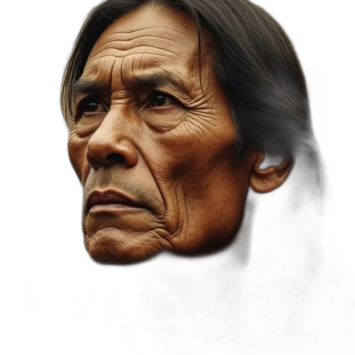 face, mask, staff, hair transparent PNG cut-out