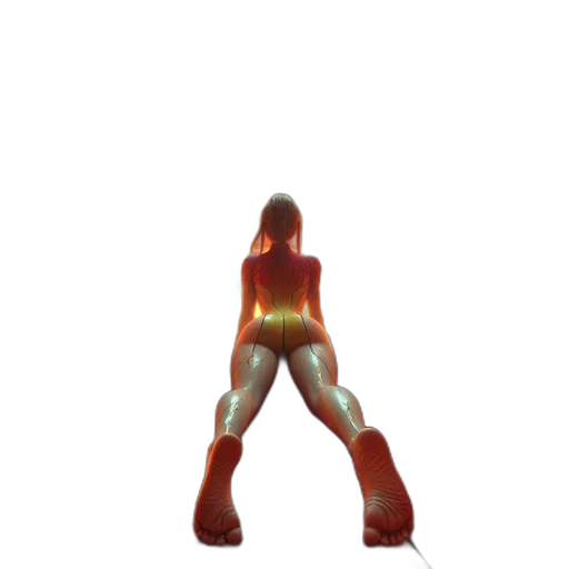 robot, creature, animal, staff transparent PNG cut-out