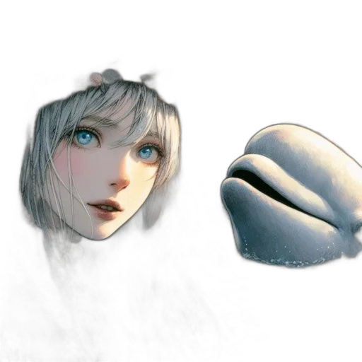 face, mask, robot, creature transparent PNG cut-out