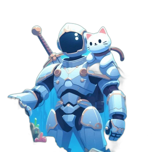 robot, staff, weapon, sword transparent PNG cut-out