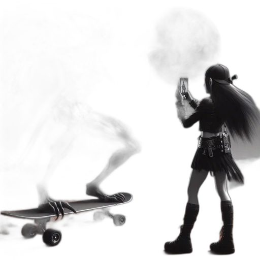 weapon, sword, robot, creature transparent PNG cut-out