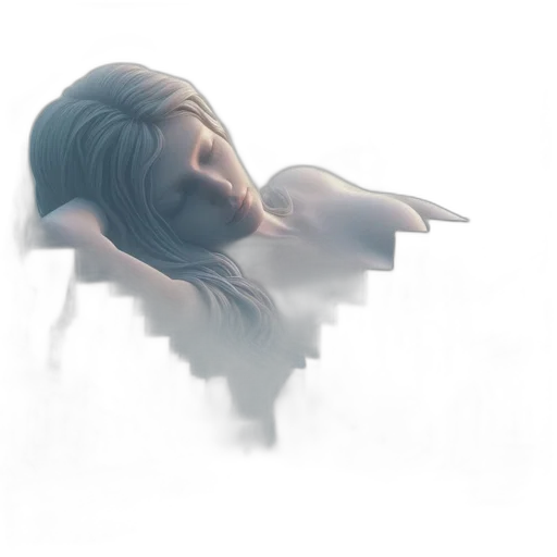face, mask, creature, hair transparent PNG cut-out