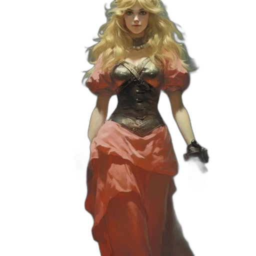 dress, concept art, fantasy art, comic book art transparent PNG cut-out