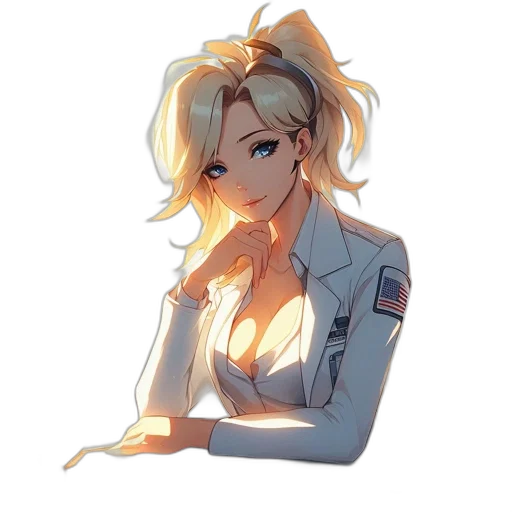 staff, jacket, weapon, face transparent PNG cut-out