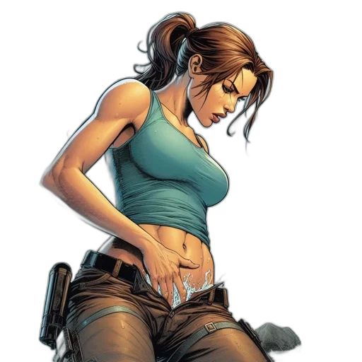 weapon, comic book art, concept art, cyberpunk transparent PNG cut-out