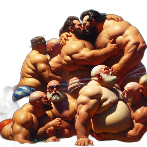 concept art, oil painting, photorealistic, fantasy art transparent PNG cut-out