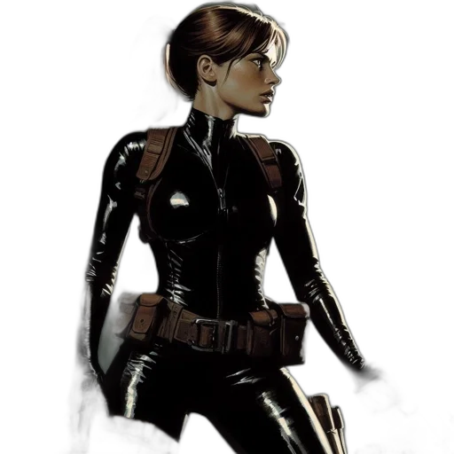 jacket, comic book art, concept art, cartoon transparent PNG cut-out