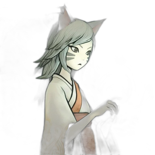 mask, staff, creature, face transparent PNG cut-out