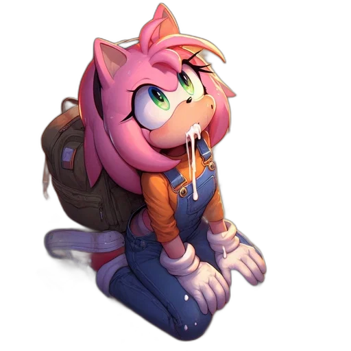 jacket, staff, creature, animal transparent PNG cut-out