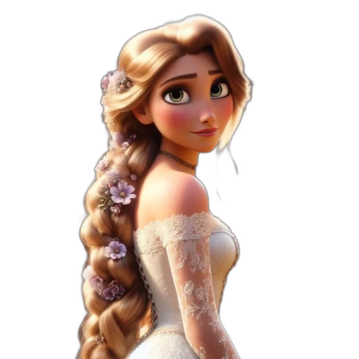 dress, crown, face, fantasy art transparent PNG cut-out