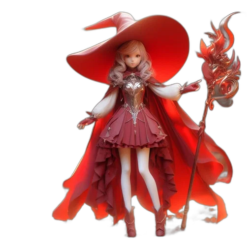 staff, concept art, fantasy art, 3d render transparent PNG cut-out
