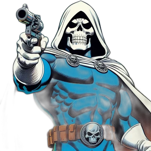 weapon, comic book art, concept art, taskmaster transparent PNG cut-out