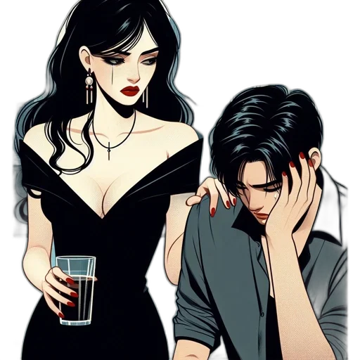 comic book art, concept art, cartoon, pixel art transparent PNG cut-out