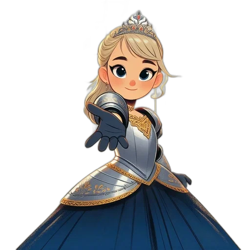 crown, dress, staff, concept art transparent PNG cut-out