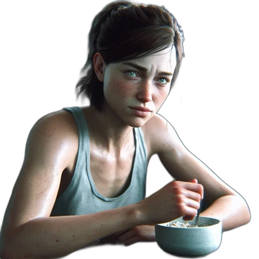 food, weapon, face, photorealistic transparent PNG cut-out